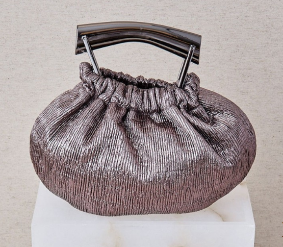 Bolso de Tejido Metalizado con Gran Asa - Imagen 3