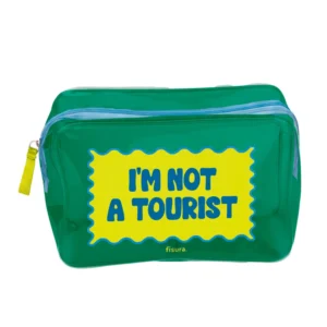 Neceser de viaje "I´m not a tourist”